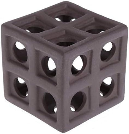 XMHF Aquarium Ceramic Small Fish Shrimp Crayfish Breeding Habitat Shelter Brown XM140