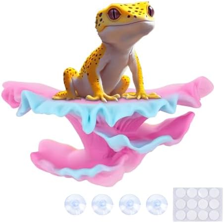 Westant Mushroom Decor for Reptile Tank, Pet-Safe (Twilight, Shelf Cap)