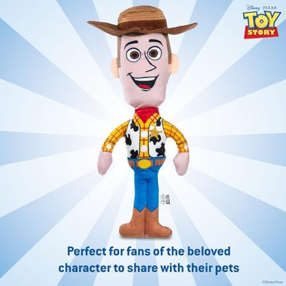 Disney for Pets Pixar Toy Story Woody Plush Dog Toy, 9 Inch