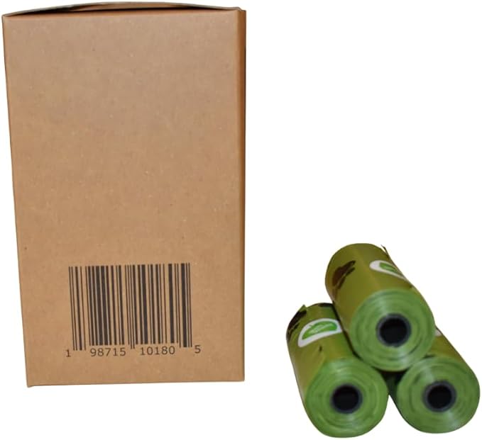 Chico's Choice 240 Count Dog Poop Bags – Leakproof, Eco-Friendly Biodegradable Dog Waste Bags, Standard Size for All Dogs