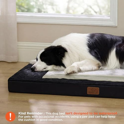 Bedsure ComfyFleece XL Dog Bed for Crate with Washable Cover, 41x27