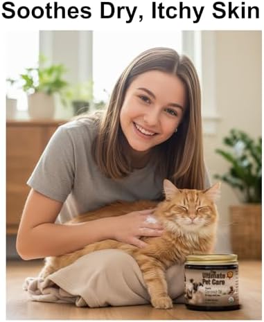 Organic Coconut Oil for Dogs, Cats, Pets, 32 oz, Skin & Coat