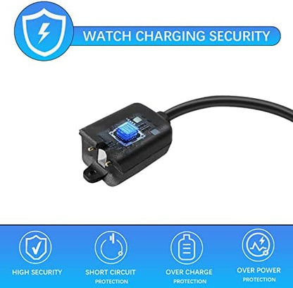 RUKUHOT Portable Wireless Magnetic Charger Cable Compatible with Tractive GPS Tracker, 1.65 Feet USB Charging Cord fit for Tractive GPS Pet Tracker for Dogs/Cats