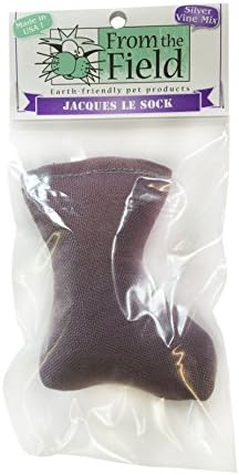 from The Field | Jacques Le Sock Hemp Cat Toy | Catnip & Silver Vine