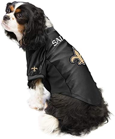 Littlearth NFL New Orleans Saints Stretch Pet Jersey,Medium