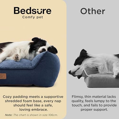 Bedsure SupportMax™ Extra Thick Orthopedic XL Dog Beds Large Sized Dog