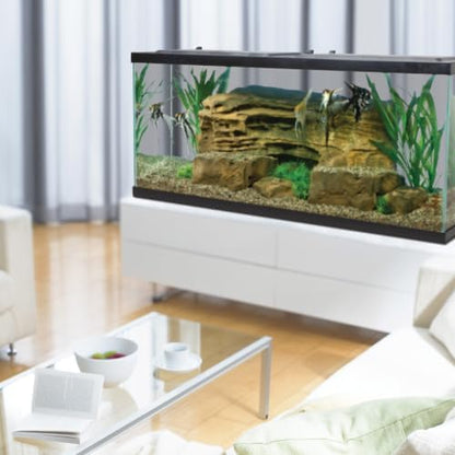Tetra 55 Gallon Glass Aquarium, Rectangular Fish Tank