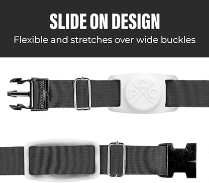 Pup Culture AirTag Holder - Lightweight, Protective Case for Dog & Cat Collars - Track Pets with Apple AirTag