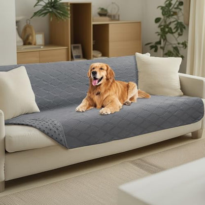 Luciphia Waterproof Couch Cover for Dogs, Non-Slip Pet Sofa Protector