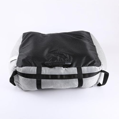 Dog Bed, Removable and Washable car Litter pet cat and Dog car Sofa Litter Suitable for Travelling. (Grey (Non-Removable))