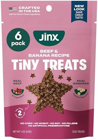 Jinx Dog Training Treats, Bite-Sized Training Treats for Dogs, Beef, 4oz