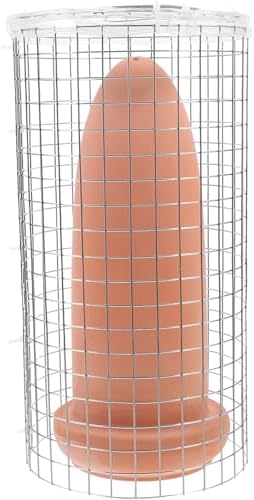 ULTECHNOVO Fish Spawning Breed Cone Aquarium Breeding Bucket with Isolation Net for Angelfish Shrimp and Discus Fish Tank Decoration Easy Clean 9.05 X 3.93 X 3.93 in