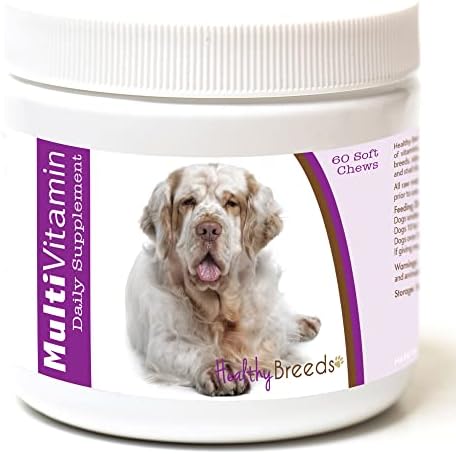 Healthy Breeds Clumber Spaniel Multi-Vitamin Soft Chews 60 Count (1127-clum-001)