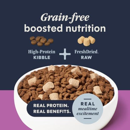 Instinct Raw Boost Indoor Health, Natural Dry Cat Food with Freeze Dried Pieces, Grain Free Recipe - Real Rabbit, 4.5 lb. Bag