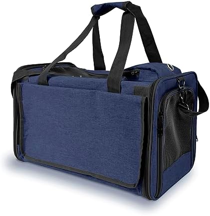 GAPZER Medium Cat Carrier Large Cat 15 lbs+ Soft Pet Car Cage Small Puppy