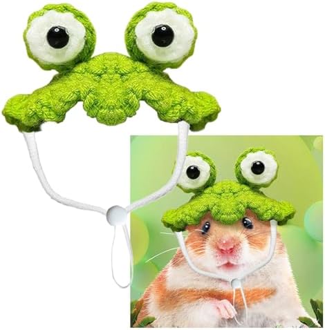 Small Animal Mini Hand Knitted Pet Hat Cute Tiny Hamster Hat For Parrot Snake Guinea Pigs Rabbit Head Cover Costume Hamster Hat For Really Hamster Hamster Hat Tiny Hamster Hat Hamster Hat For Really