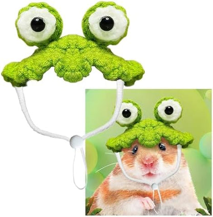 Small Animal Mini Hand Knitted Pet Hat Cute Tiny Hamster Hat For Parrot Snake Guinea Pigs Rabbit Head Cover Costume Hamster Hat For Really Hamster Hamster Hat Tiny Hamster Hat Hamster Hat For Really