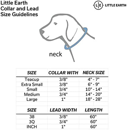 Littlearth NFL Detroit Lions Pet Premium Collar, Team Color, Small