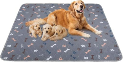 Washable Pee Pad for Dogs, 2 Pack Large Reusable Puppy Pads, 36"x48"
