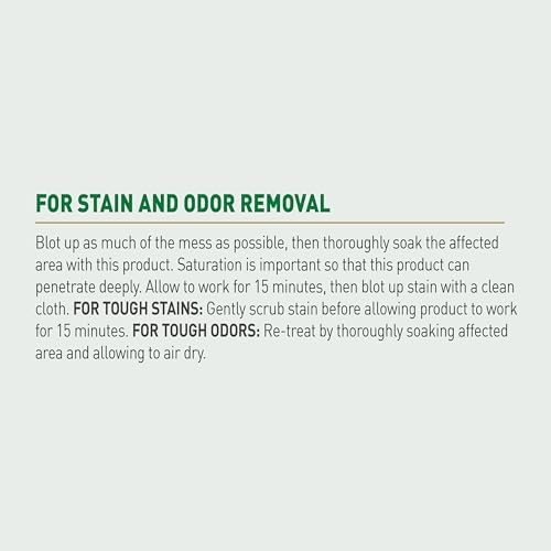 Nature's Miracle Urine Destroyer Plus for Dogs, Enzymatic Formula for Severe Dog Stains, 32 oz