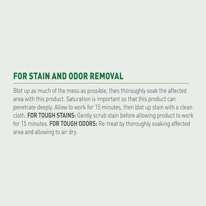 Nature's Miracle Urine Destroyer Plus for Dogs, Enzymatic Formula for Severe Dog Stains, 32 oz