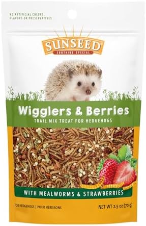 Sunseed VitaKraft Wigglers and Berries Trail Mix Hedgehog Treat 2.5 oz.