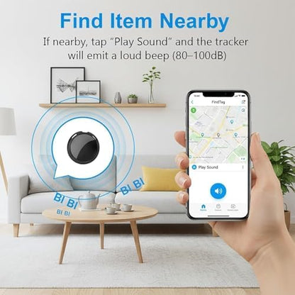GPS Tracker for Vehicles Find My iOS Only No Monthly Fee Magnetic Case Tags