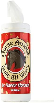 Horse Bit Wipes, Apple Scent, 40 Count