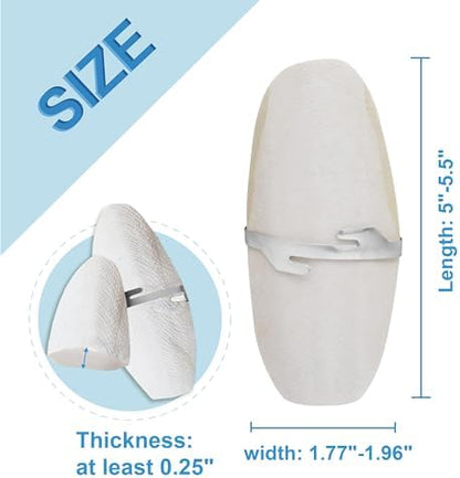 Bird Cuttlebone for Parakeets, Cuddle Bone, Birds Calcium, 5"-5.5", 6 Pcs