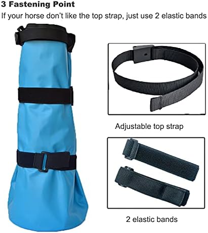 Hoof Soaking Boot Horse Soaker Hooves Treatment Bag with EVA Pad 1 Pair