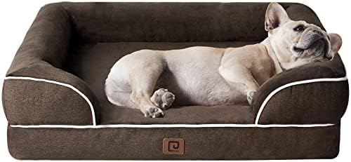 EHEYCIGA Orthopedic Dog Bed Medium Size Dog, Waterproof Washable Pet Beds