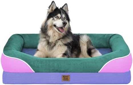 Chez Paw Orthopedic Washable XXL Dog Bed for Extra Large Dogs