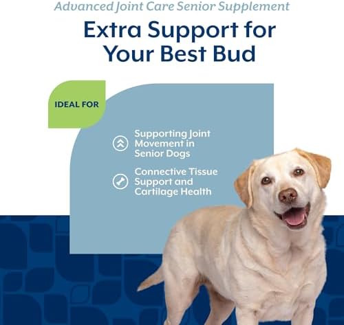 NaturVet Senior Advanced Joint Health Dog Supplement - 120 Ct