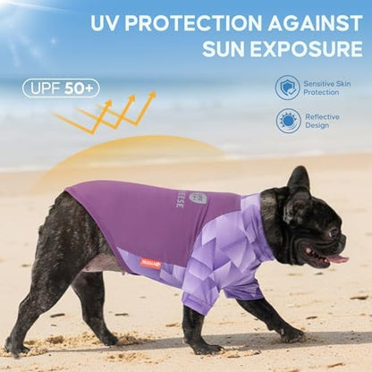 KYEESE 2Pack UPF50+ Dog Shirt for Small Dogs Cooling UV Protection Tank Top