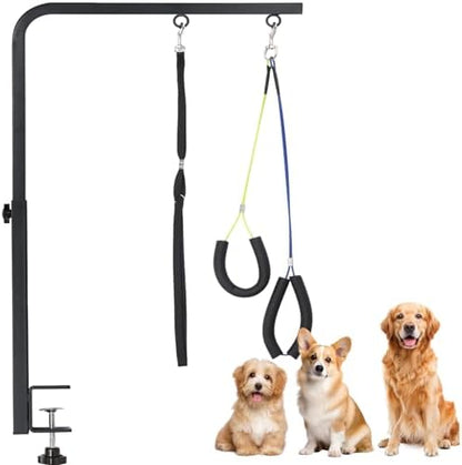 Adjustable Pet Grooming Arm with Clamp for Small & Medium Large Dogs,44"
