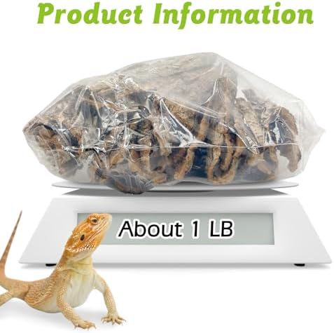 Reptile Cork Bark Bulk 1 Lb Reptile Bark Bedding Natural Flat Cork Wood Pieces Terrarium Substrate Tank Supplies for Bearded Dragon Snake Spiders Hermit Crabs Geckos Tortoise