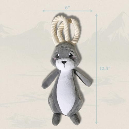 Premium Plush Dog Toy - Arctic Hare Plush Toy, Jumbo Eco Friendly
