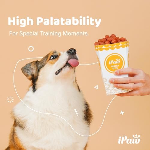 iPaw Chicken Tots Dog Treat,SQF-Certified Production Process,Training Treat