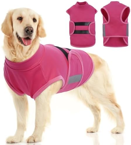 MIGOHI Dog Anxiety Relief Coat,XL, Rosered
