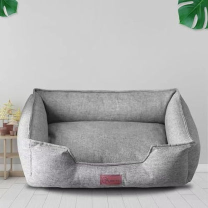 Dog Bed, Removable and Washable Dog Kennel Dog Sofa Litter pet Kennel Four Seasons Dog Kennel cat Kennel cat Litter. (Grey, Size M (Recommended Within 10kg))