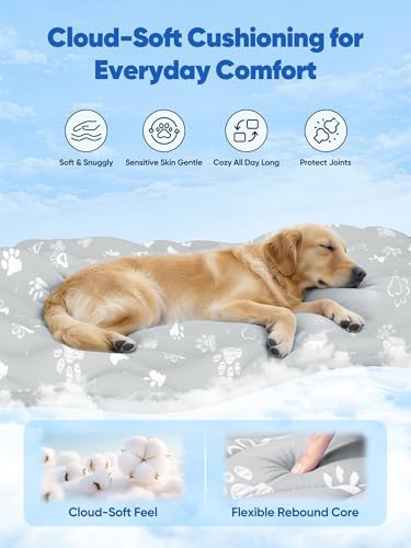 Rywell 36x27in Dog Cooling Mat with One-Way Moisture & Arc-Chill 3.0