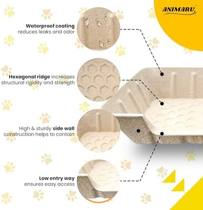 Disposable Litter Boxes (Jumbo - Low Entry, 4-Pack)