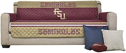Pegasus Sports NCAA Microfiber Furniture Protector Cover with Elastic Straps