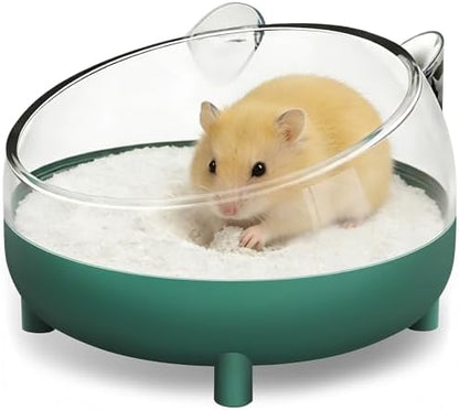 Hamster Bathtub,Small Animals Bathroom,Hamster Sand Bath Container,Hamsters Toilet for Dwarf Hamsters,Gerbils,mice,or Small Animals Food Bowl