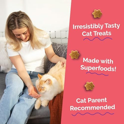 Fruitables Crunchy Cat Treats, Healthy Cat Treat, Salmon & Cranberry, 30oz