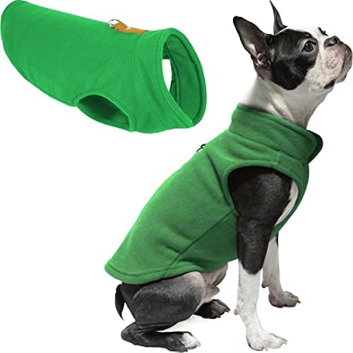 Gooby Fleece Vest Dog Sweater, Green, X-Large