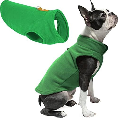 Gooby Fleece Vest Dog Sweater, Green, X-Large