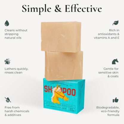 J.R.LIGGETT'S Horse Shampoo Bar, Natural Mane and Tail Cleanser Bar 3.5 oz