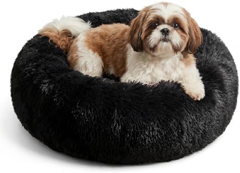 nononfish Comfortable Dog Bed for Small Dogs,Soft Donut Pet Bed