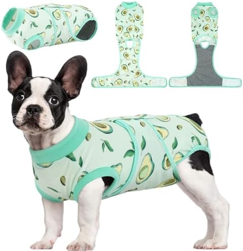 Kuoser Recovery Suit for Dogs Cats, Soft Dog Surgery Suit Female Male Spay